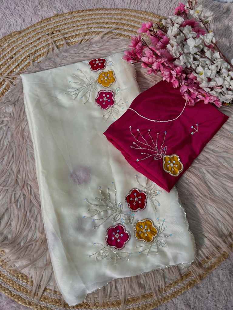 SOFT SHINE RANGOLI SILK PREMIUM HANDWORK SAREE AT WHOLESALE PRICE