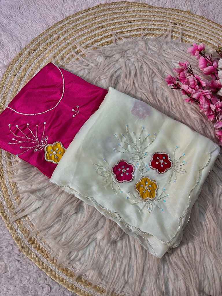 SOFT SHINE RANGOLI SILK PREMIUM HANDWORK SAREE AT WHOLESALE PRICE