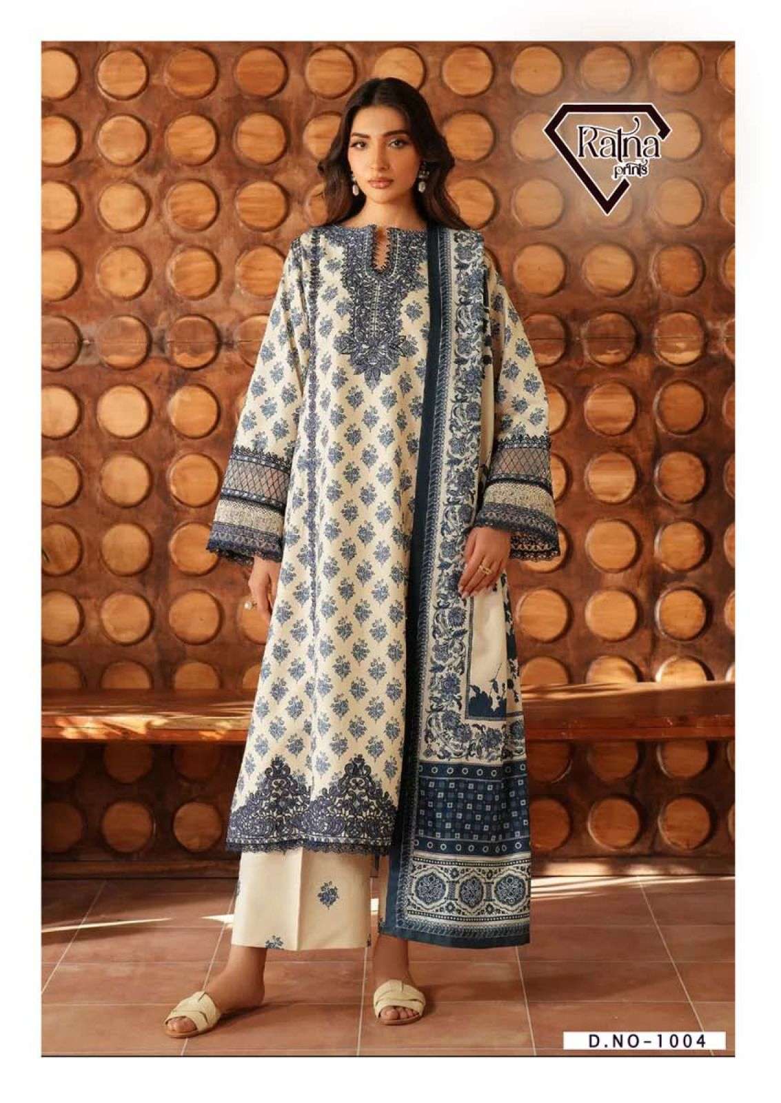 RATNA PRINTS KAYSERIA VOL-1 HEAVY COTTON DRESS MATERIAL AT WHOLESALE PRICE