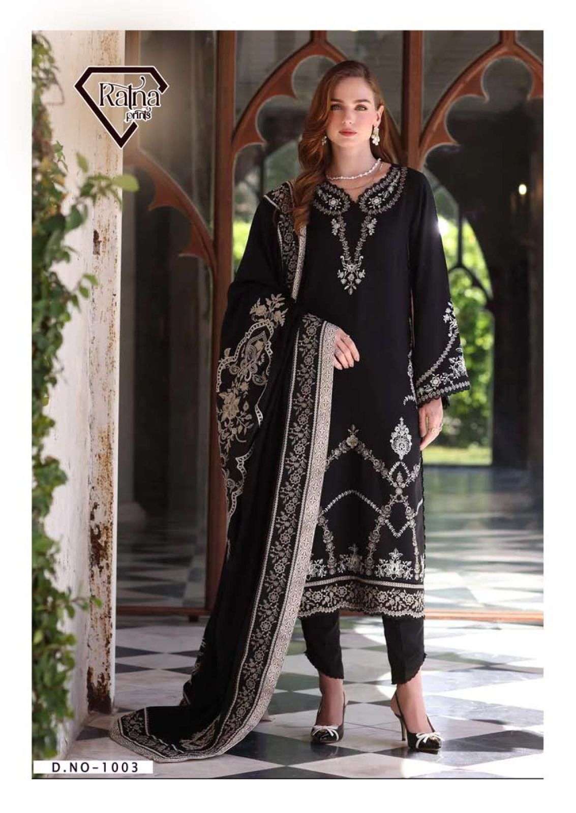 RATNA PRINTS KAYSERIA VOL-1 HEAVY COTTON DRESS MATERIAL AT WHOLESALE PRICE