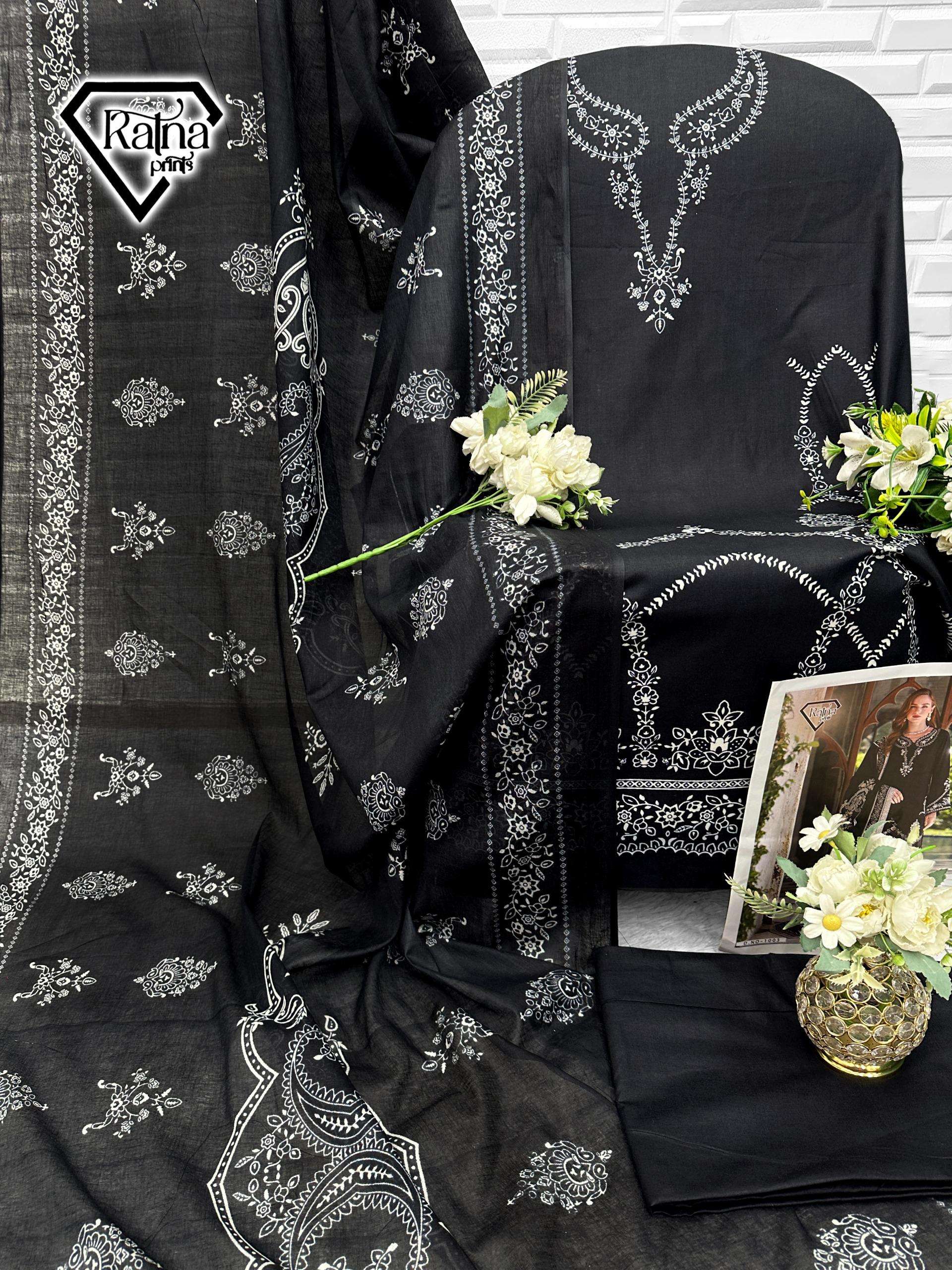 RATNA PRINTS KAYSERIA VOL-1 HEAVY COTTON DRESS MATERIAL AT WHOLESALE PRICE