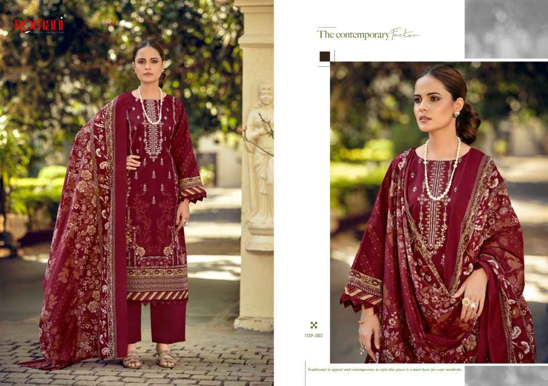 ROMANI BIN KAREEM VOL-3 SOFT COTTON DIGITAL STYLE PRINTED DRESS MATERIAL AT WHOLESALE PRICE