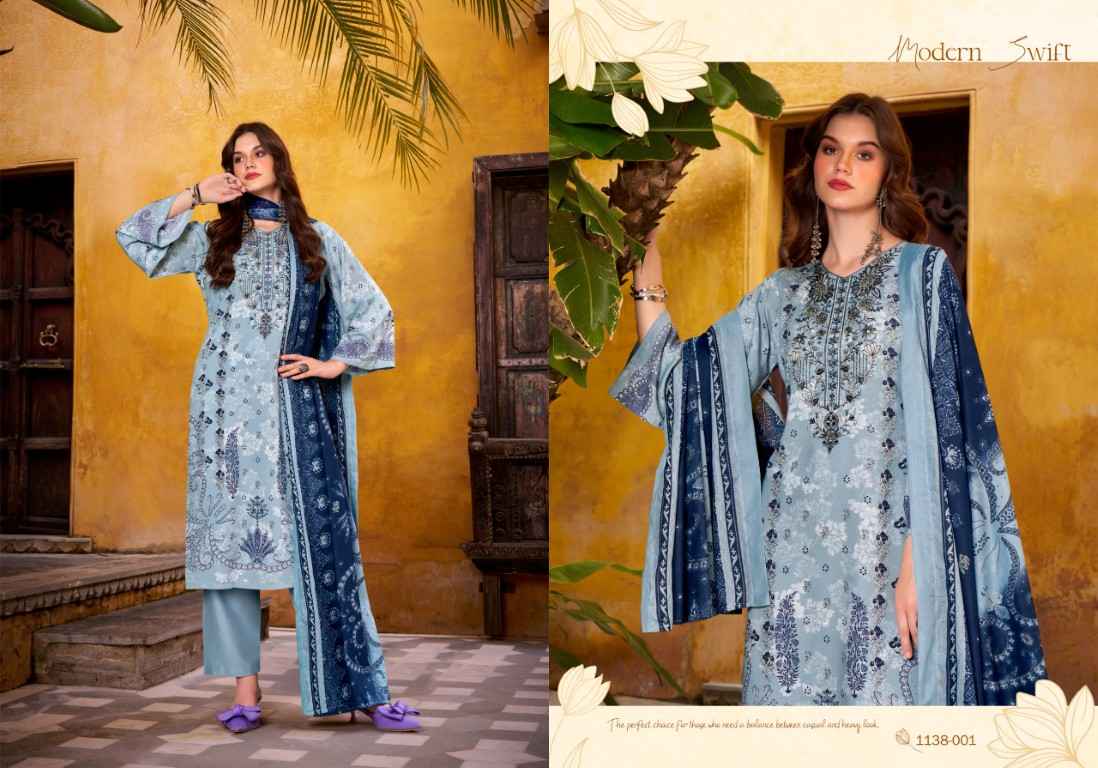 ROMANI NEEDLE WONDER VOL-9 SOFT COTTON DIGITAL PRINTED DRESS MATERIAL AT WHOLESALE PRICE
