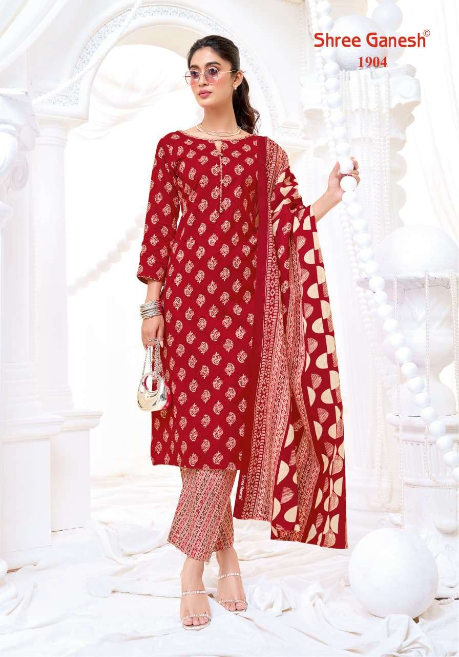 SHREE GANESH VAANI VOL-9 PURE COTTON PRINTED DRESS MATERIAL AT WHOLESALE PRICE