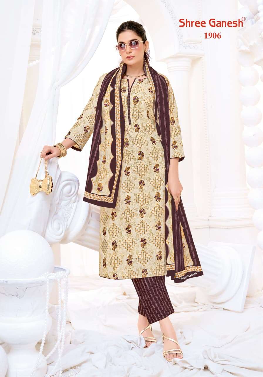 SHREE GANESH VAANI VOL-9 PURE COTTON PRINTED DRESS MATERIAL AT WHOLESALE PRICE