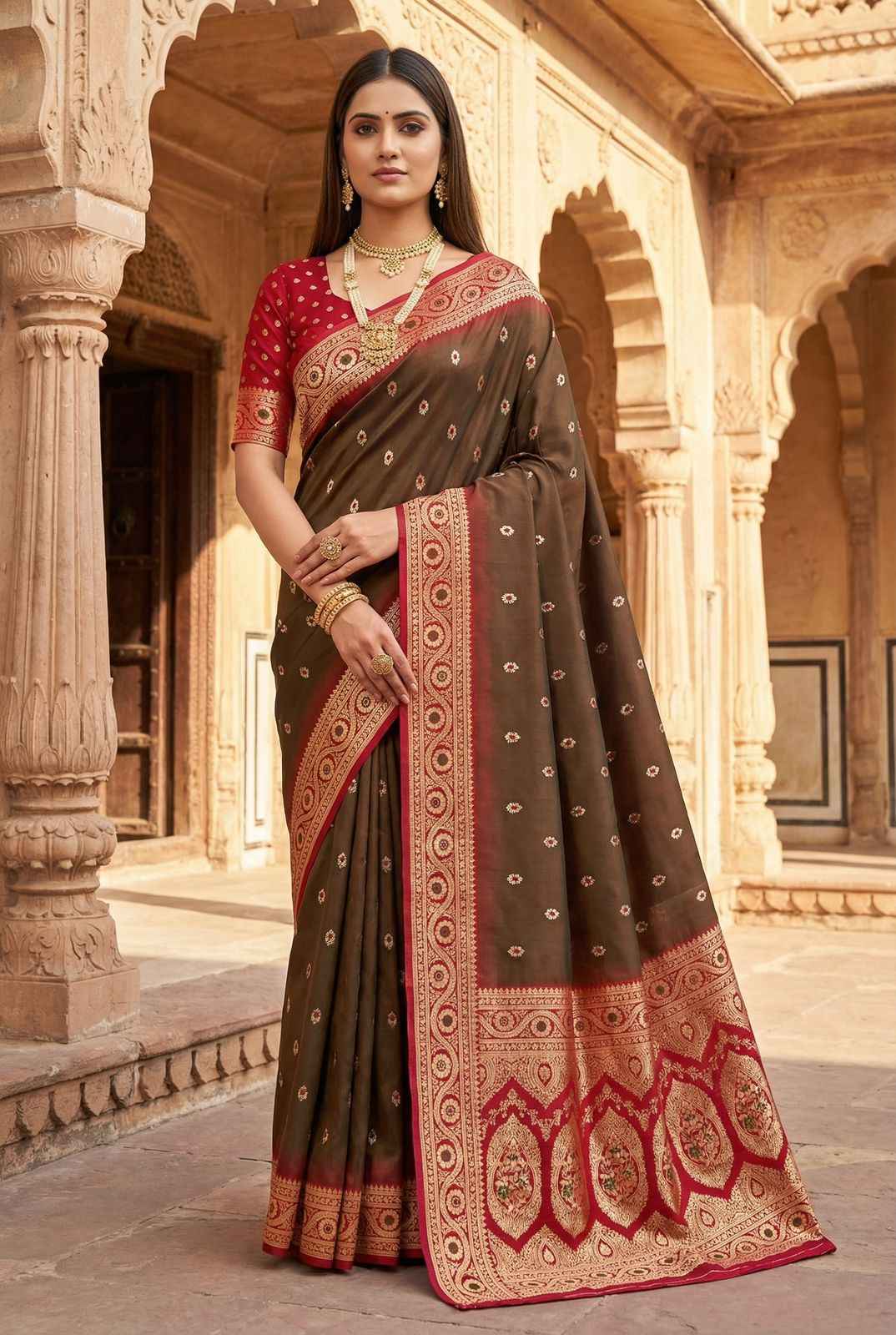 SOFT BANARASI SILK SAREE