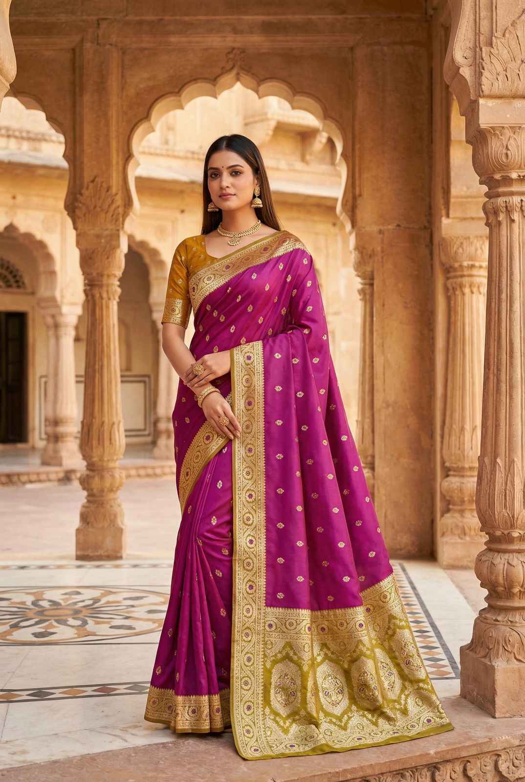 SOFT BANARASI SILK SAREE