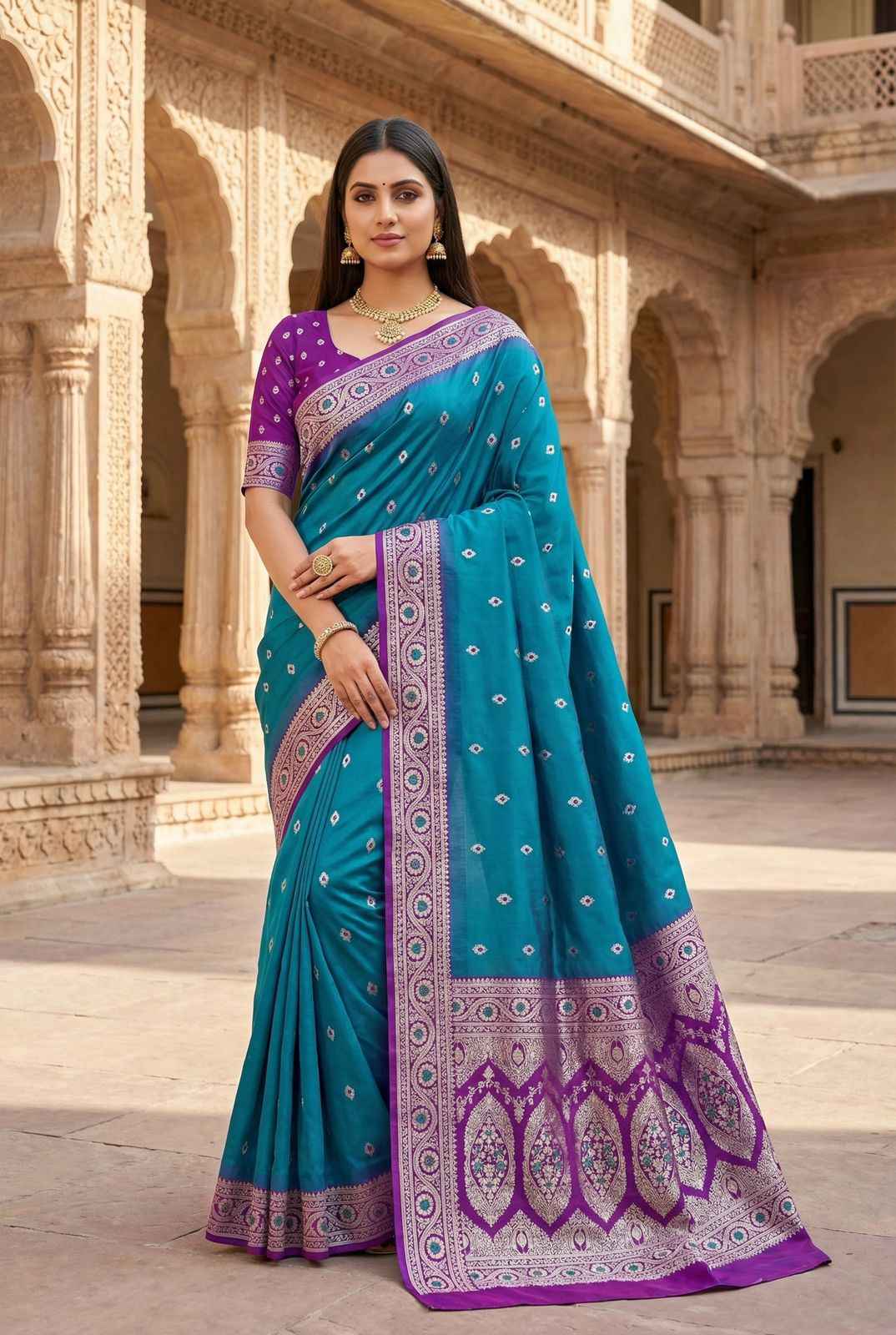 SOFT BANARASI SILK SAREE