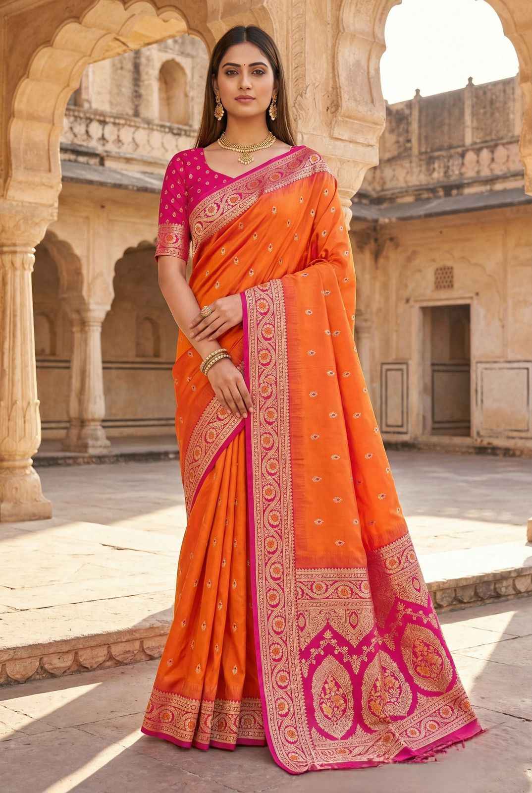 SOFT BANARASI SILK SAREE