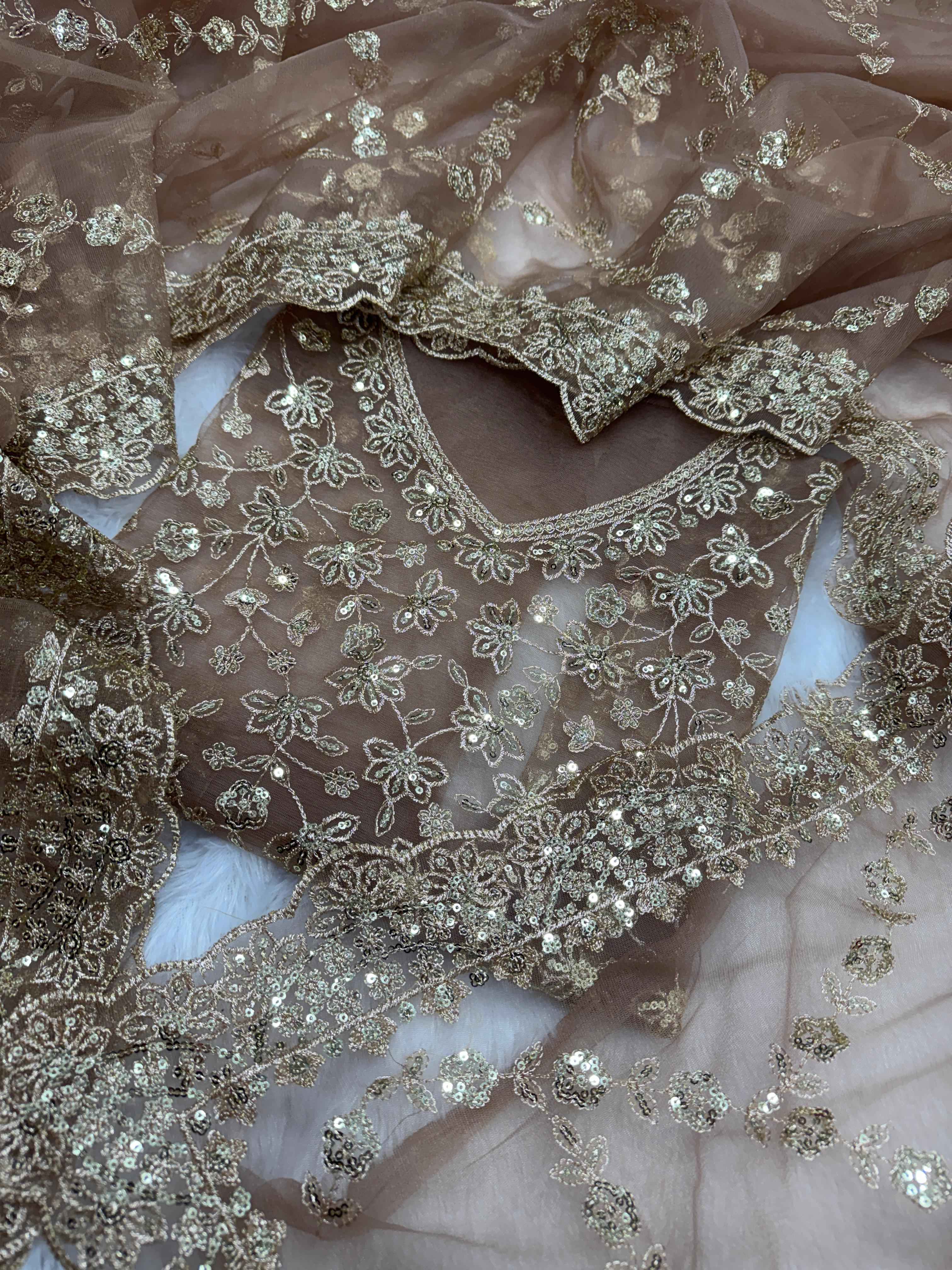 SOFT NET SEQUENCE AND ZARI EMBRODERY WORK SAREE AT WHOLESALE PRICE