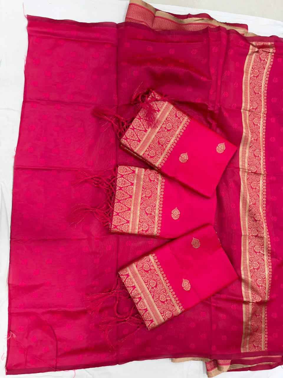 SOFT SILK RICH PALLU AND JACQUARD WORK SAREE CODE 6079 AT WHOLESALE PRICE