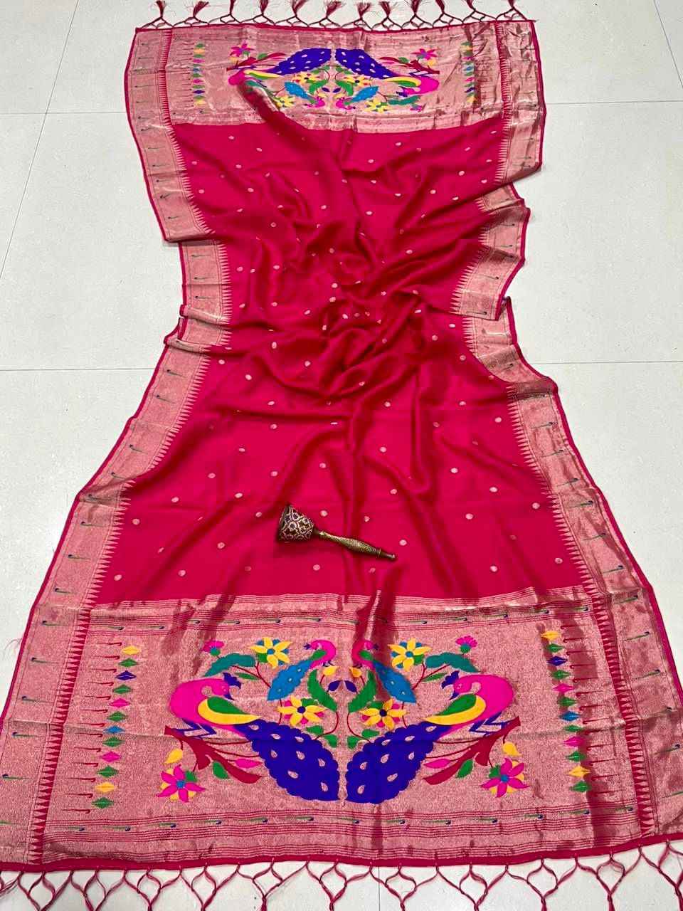 SOFT VISCOSE JARI SILK DUPATTA