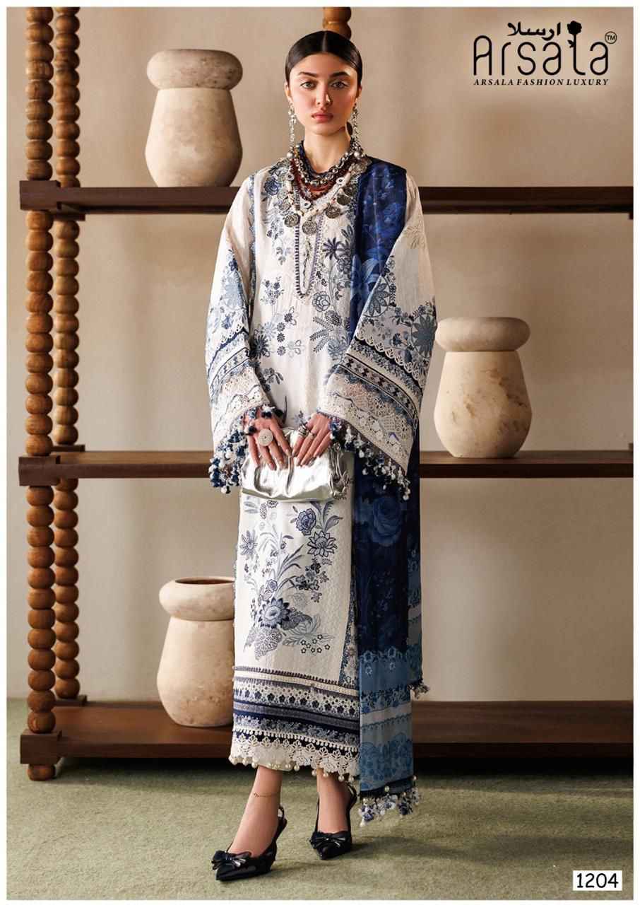 ARSALA AMIRA VOL-12 HEAVY LAWN COTTON DRESS MATERIAL