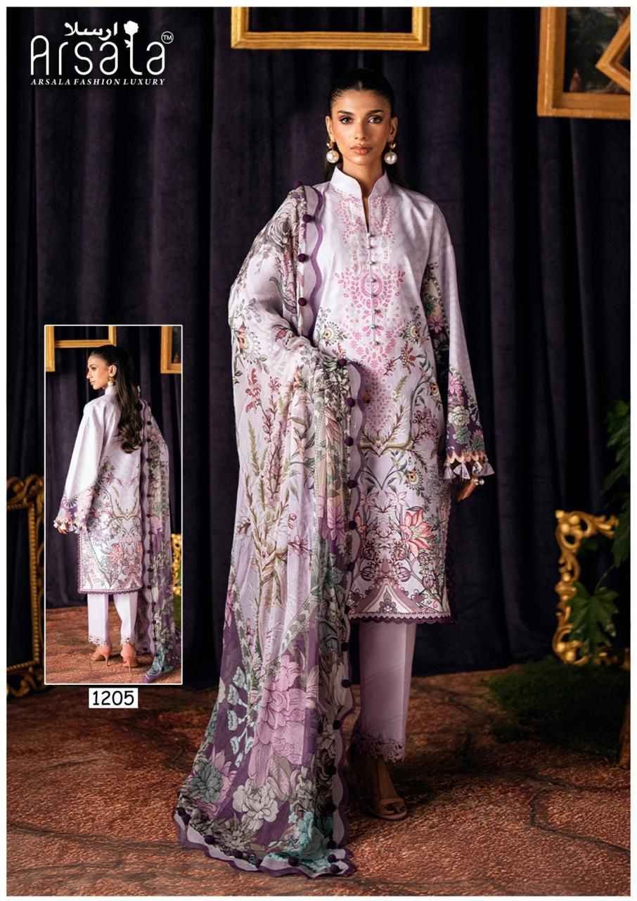 ARSALA AMIRA VOL-12 HEAVY LAWN COTTON DRESS MATERIAL