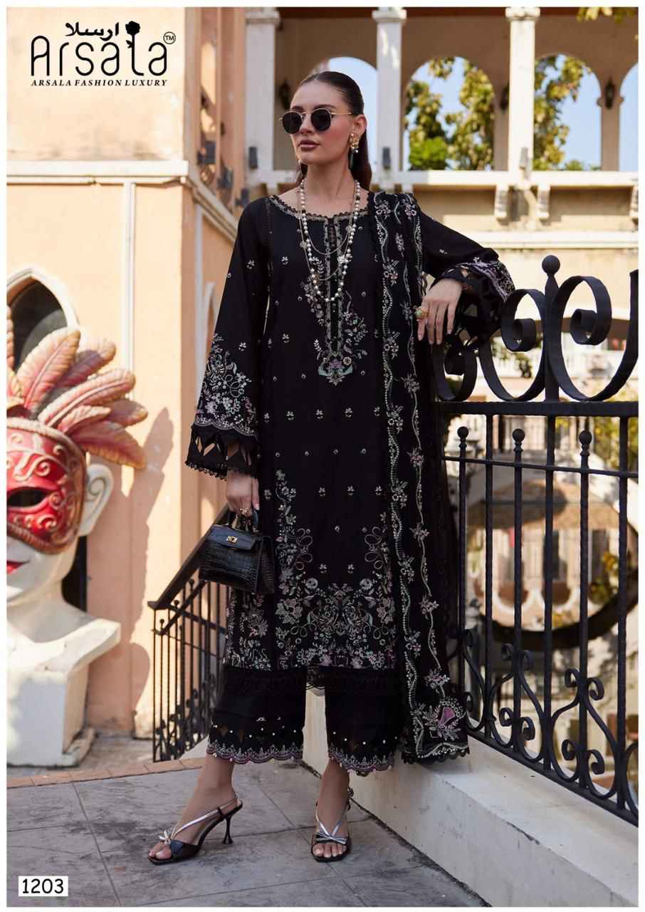 ARSALA AMIRA VOL-12 HEAVY LAWN COTTON DRESS MATERIAL