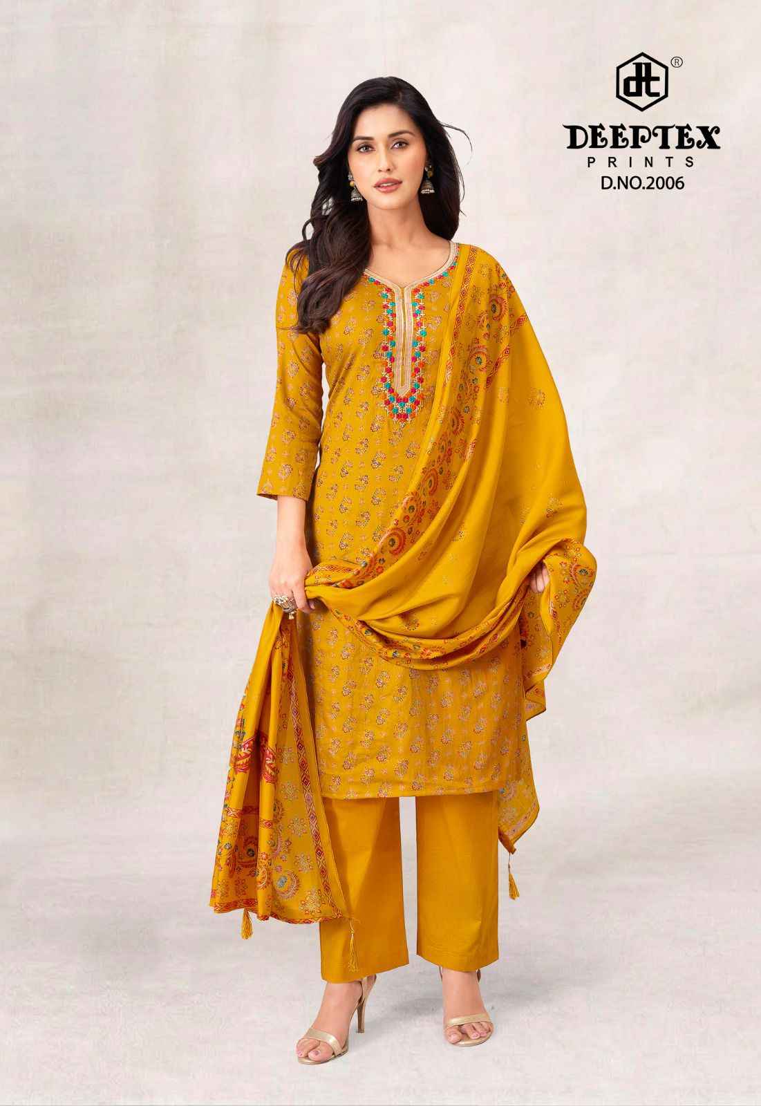 DEEPTEX MAUSAMI VOL- 2 HEAVY JAM SATIN DRESS MATERIAL AT WHOLESALE PRICE  