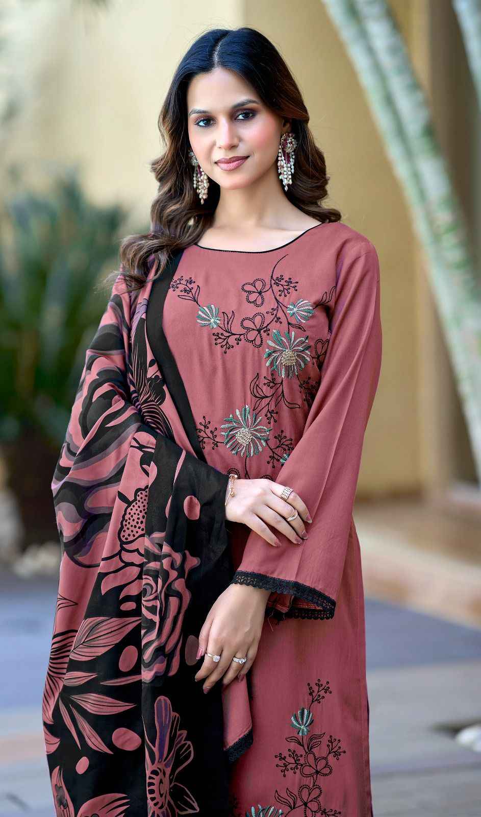 JT BLACK STONE VOL-38 RAYON PREMIUM WORK DRESS MATERIAL 