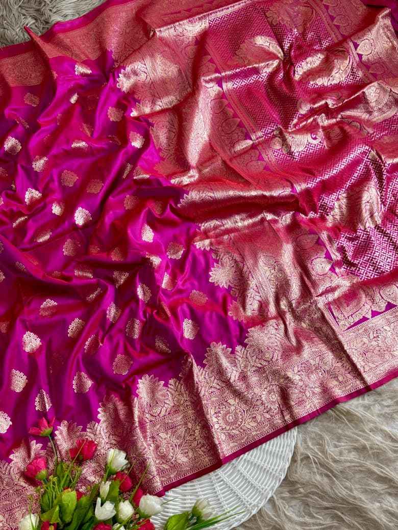 BANARASI SOFT PREMIUM SILK ZARI WEAVING SAREE