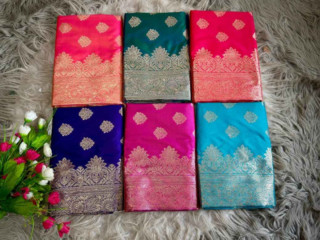 BANARASI SOFT PREMIUM SILK ZARI WEAVING SAREE