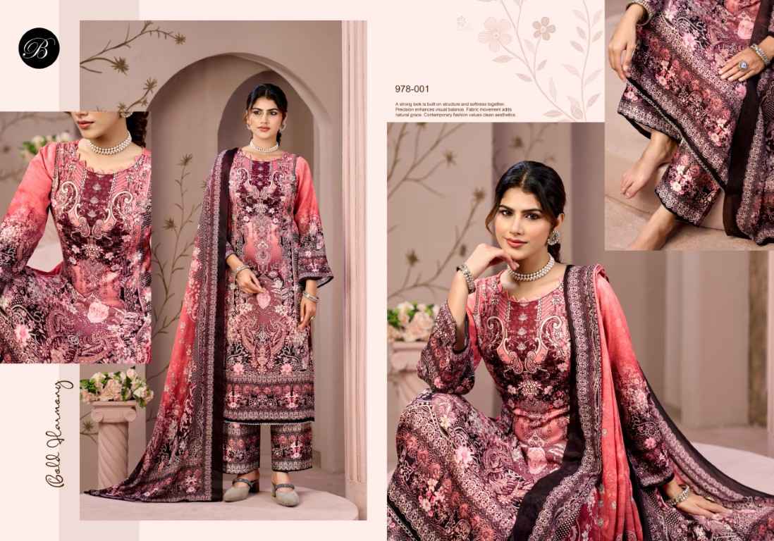 BELLIZA MOONLIGHT JAM COTTON DIGITAL PRINTED DRESS MATERIAL