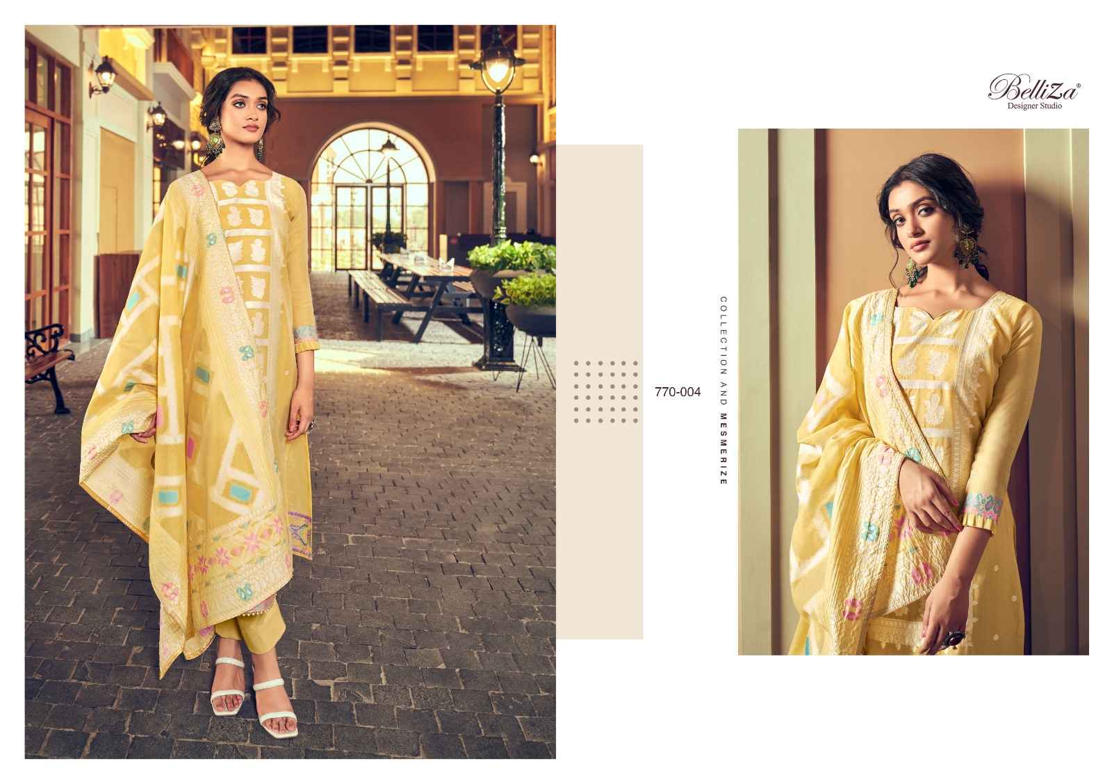 BELLIZA ODHNI PURE COTTON EXCLUSIVE WEAVING JAQUARD WORK DRESS MATERIAL