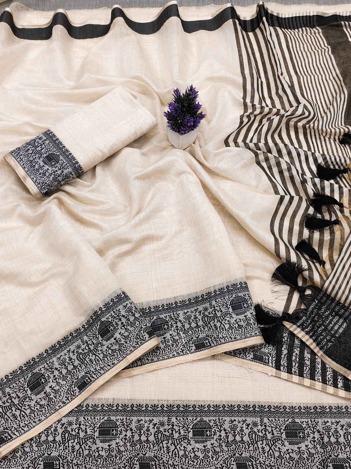 PURE COTTON SOFT SILK JACQUARD WEAVING SAREE