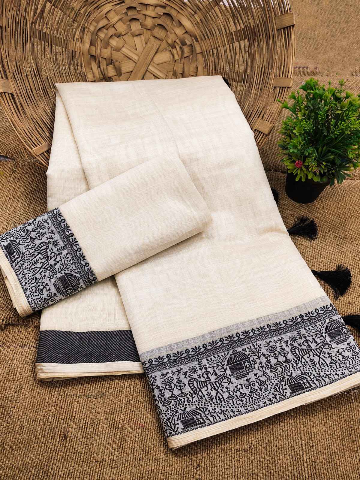 PURE COTTON SOFT SILK JACQUARD WEAVING SAREE