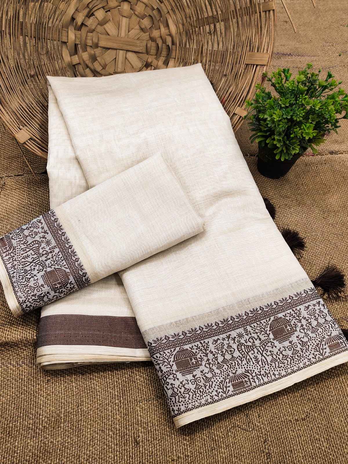 PURE COTTON SOFT SILK JACQUARD WEAVING SAREE