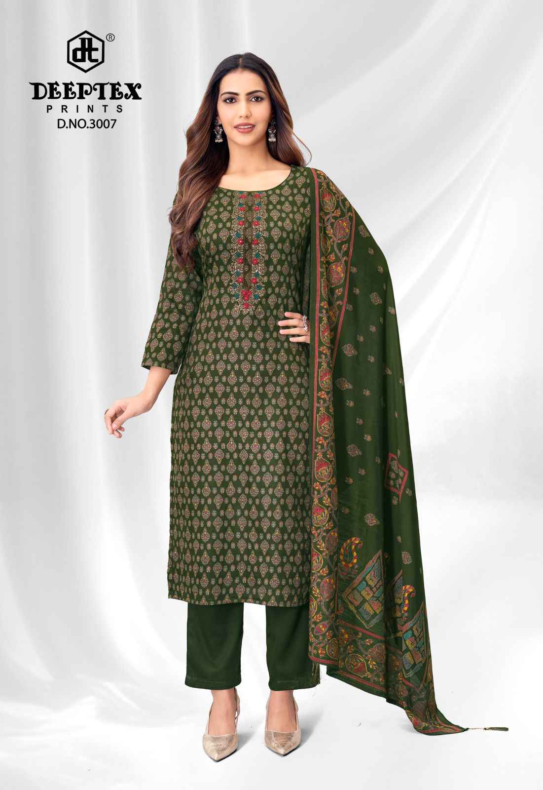 DEEPTEX MAUSAMI VOL- 3 HEAVY JAM SATIN DRESS MATERIAL