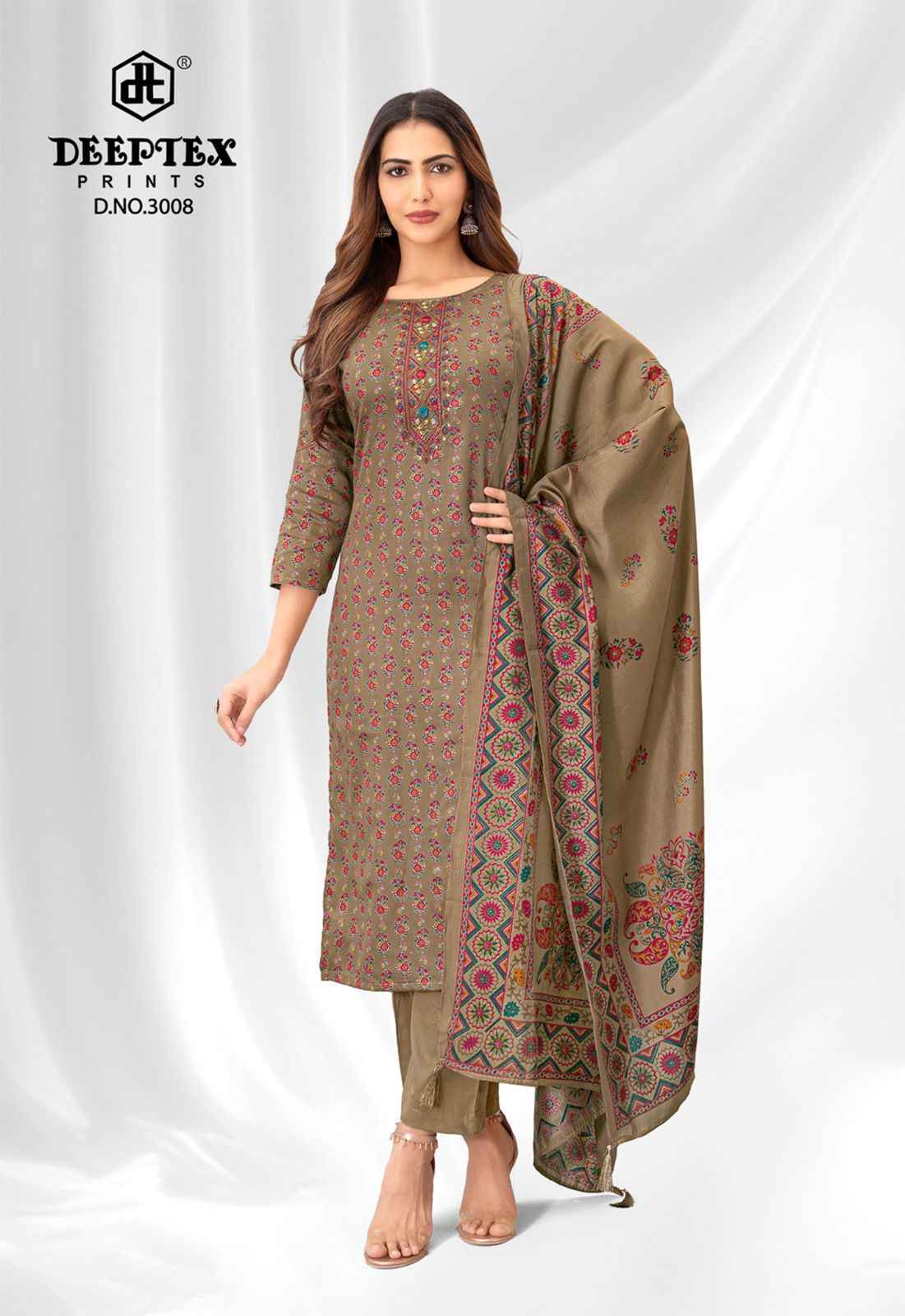 DEEPTEX MAUSAMI VOL- 3 HEAVY JAM SATIN DRESS MATERIAL