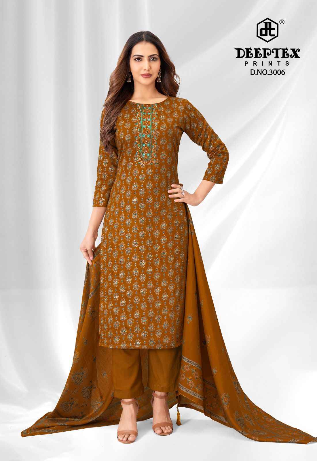 DEEPTEX MAUSAMI VOL- 3 HEAVY JAM SATIN DRESS MATERIAL