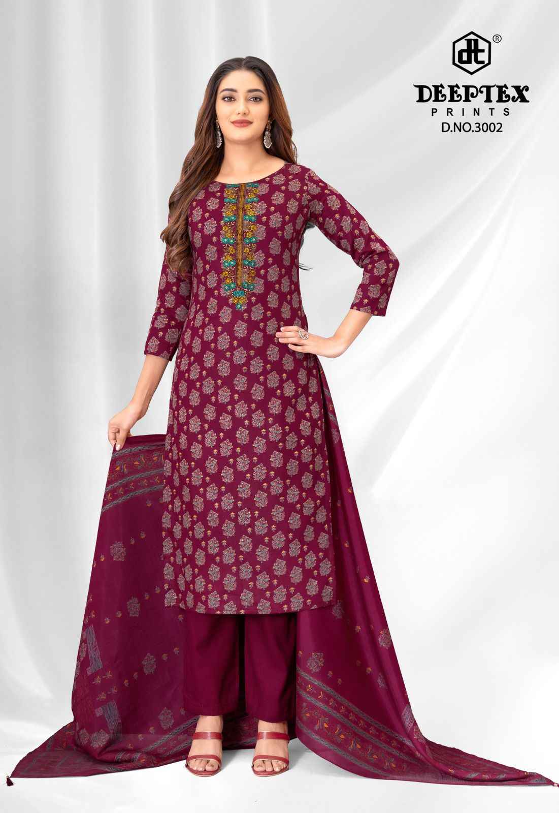 DEEPTEX MAUSAMI VOL- 3 HEAVY JAM SATIN DRESS MATERIAL