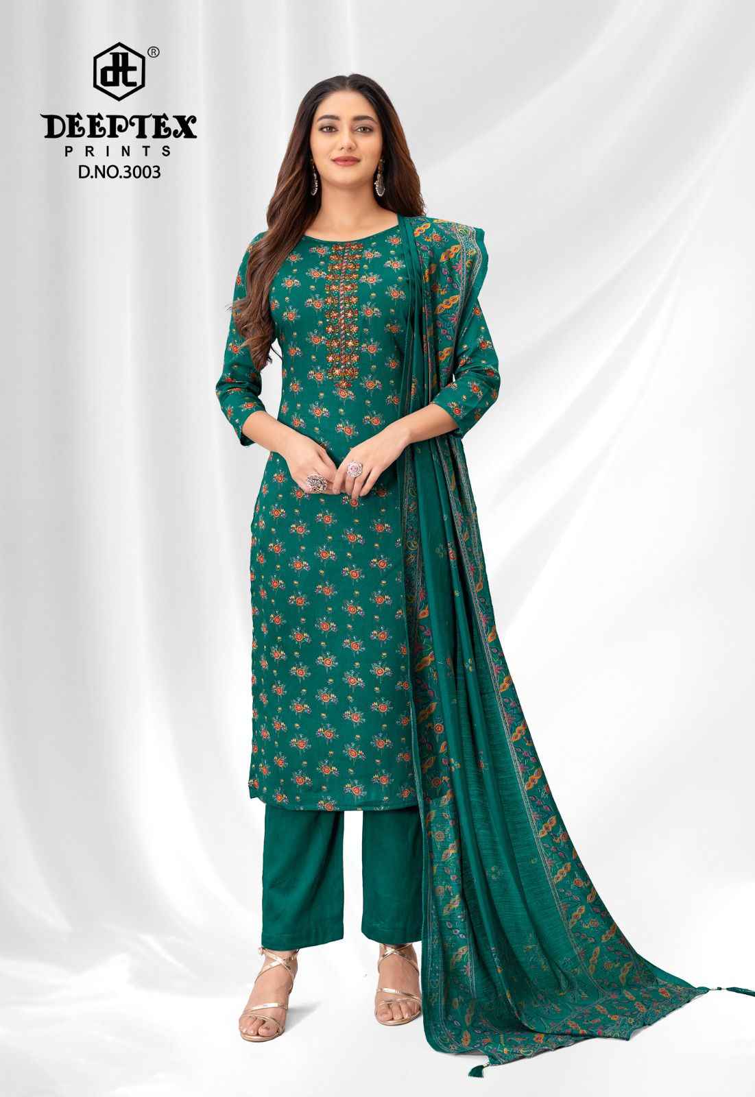 DEEPTEX MAUSAMI VOL- 3 HEAVY JAM SATIN DRESS MATERIAL