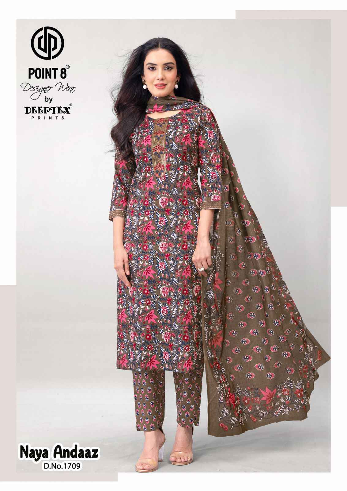 DEEPTEX NAYA ANDAAZ VOL-17 PURE COTTON PRINTED READYMADE SUIT