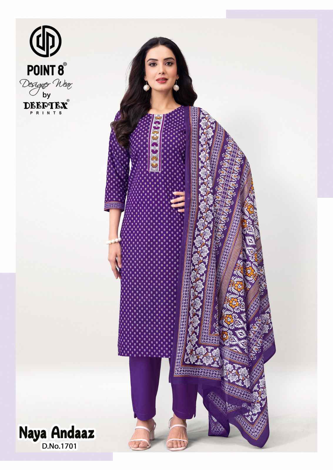 DEEPTEX NAYA ANDAAZ VOL-17 PURE COTTON PRINTED READYMADE SUIT
