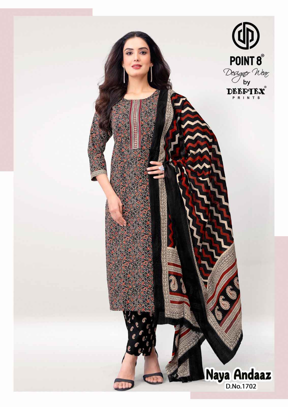 DEEPTEX NAYA ANDAAZ VOL-17 PURE COTTON PRINTED READYMADE SUIT