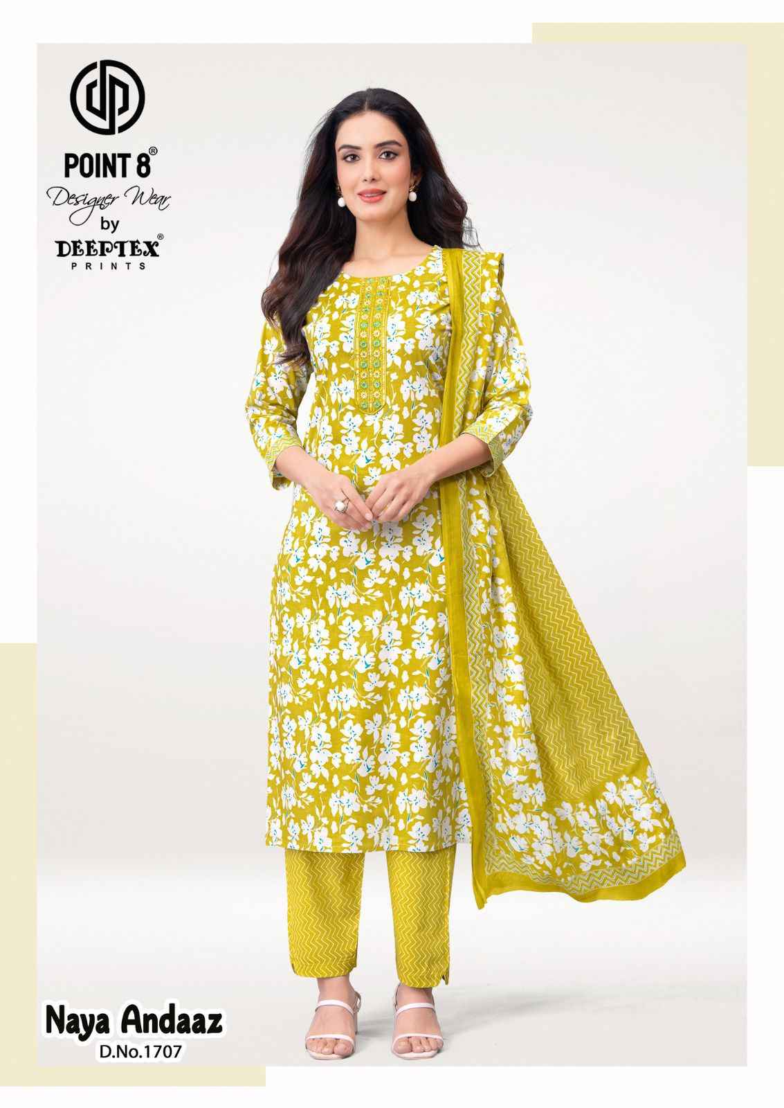 DEEPTEX NAYA ANDAAZ VOL-17 PURE COTTON PRINTED READYMADE SUIT