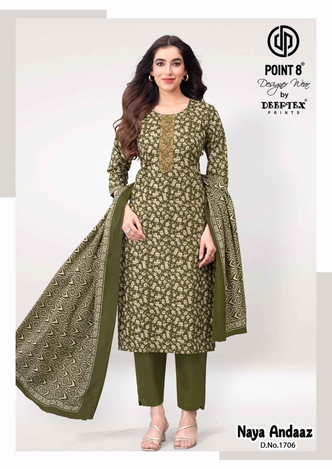 DEEPTEX NAYA ANDAAZ VOL-17 PURE COTTON PRINTED READYMADE SUIT
