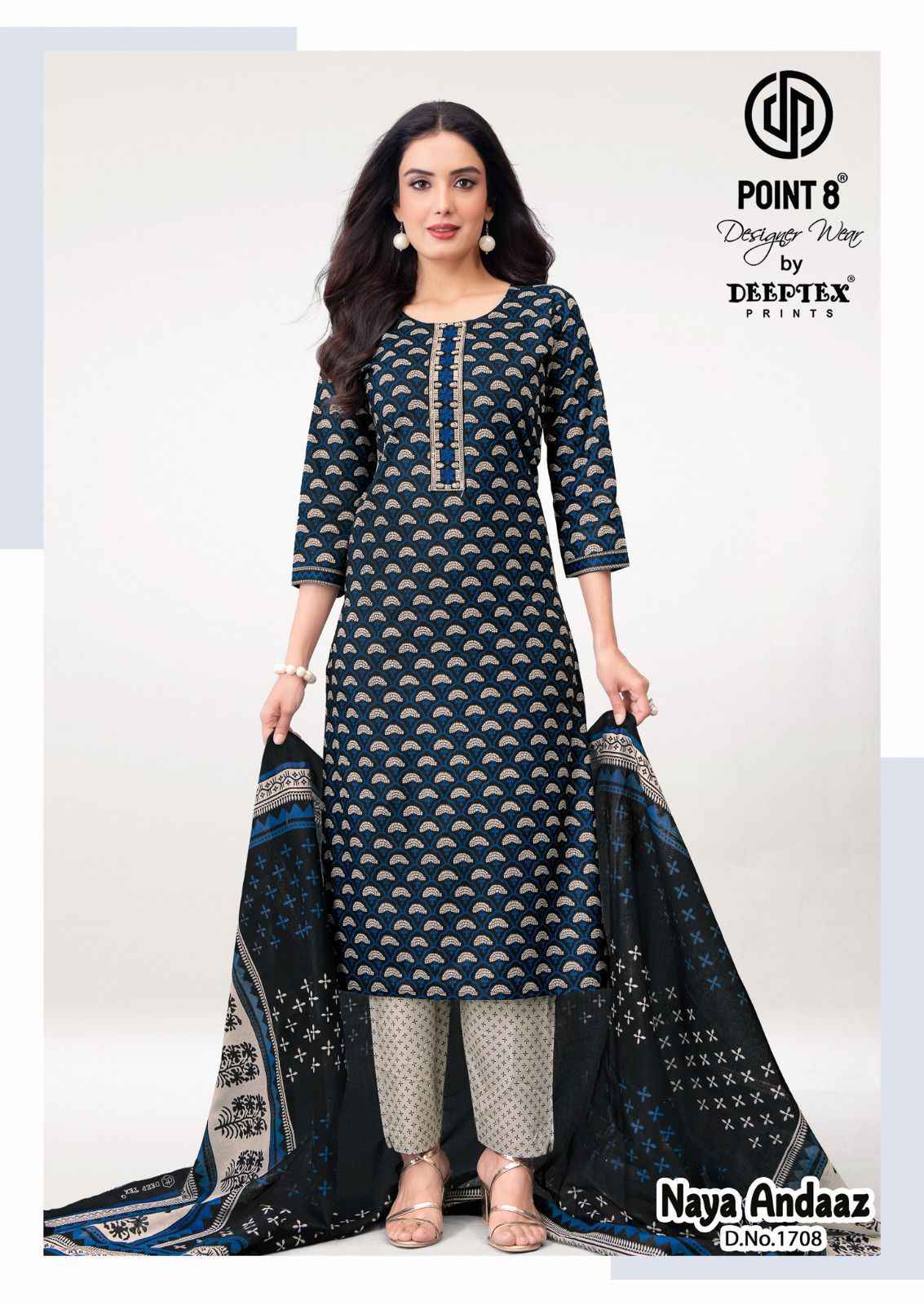 DEEPTEX NAYA ANDAAZ VOL-17 PURE COTTON PRINTED READYMADE SUIT