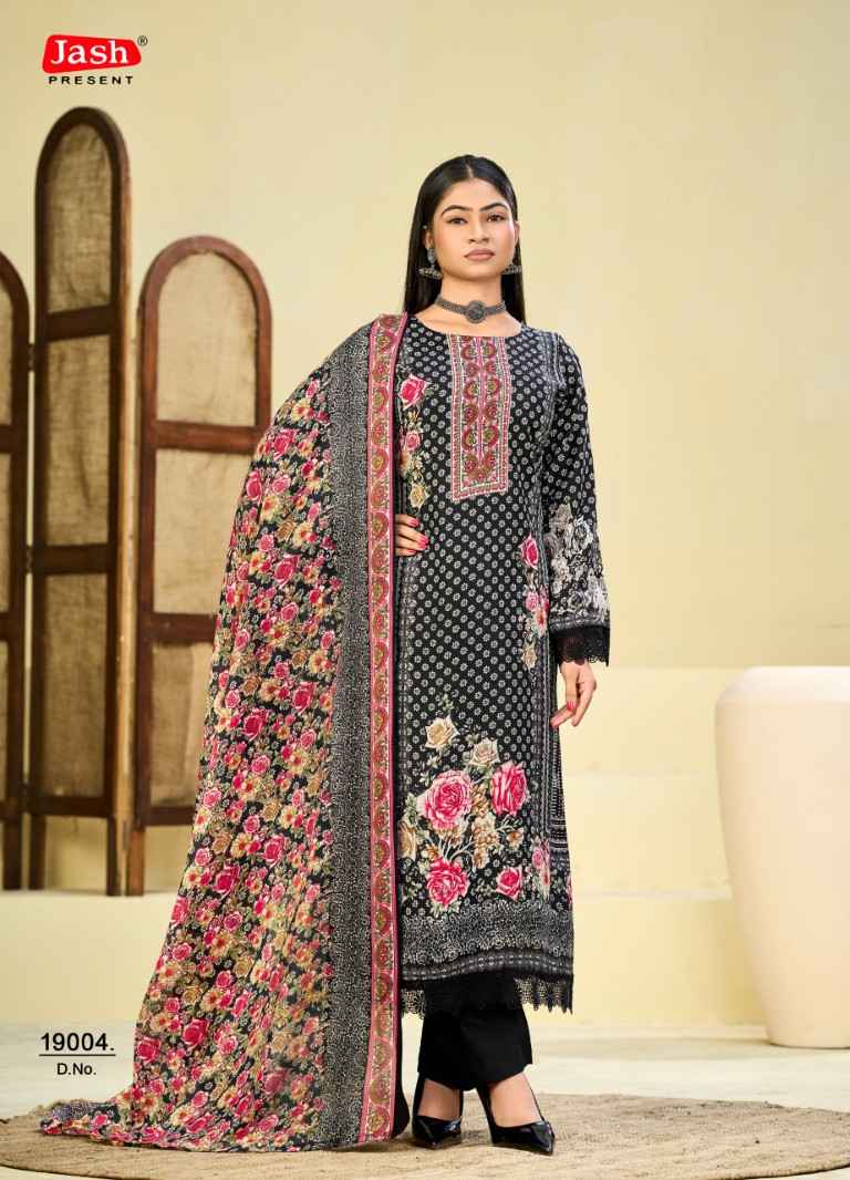 JASH QURBAT VOL-19 MIX COTTON PRINTED DRESS MATERIAL 