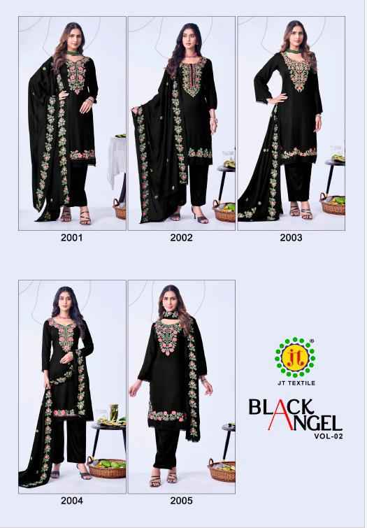 JT BLACK ANGEL VOL-2 RAYON PREMIUM WORK DRESS MATERIAL