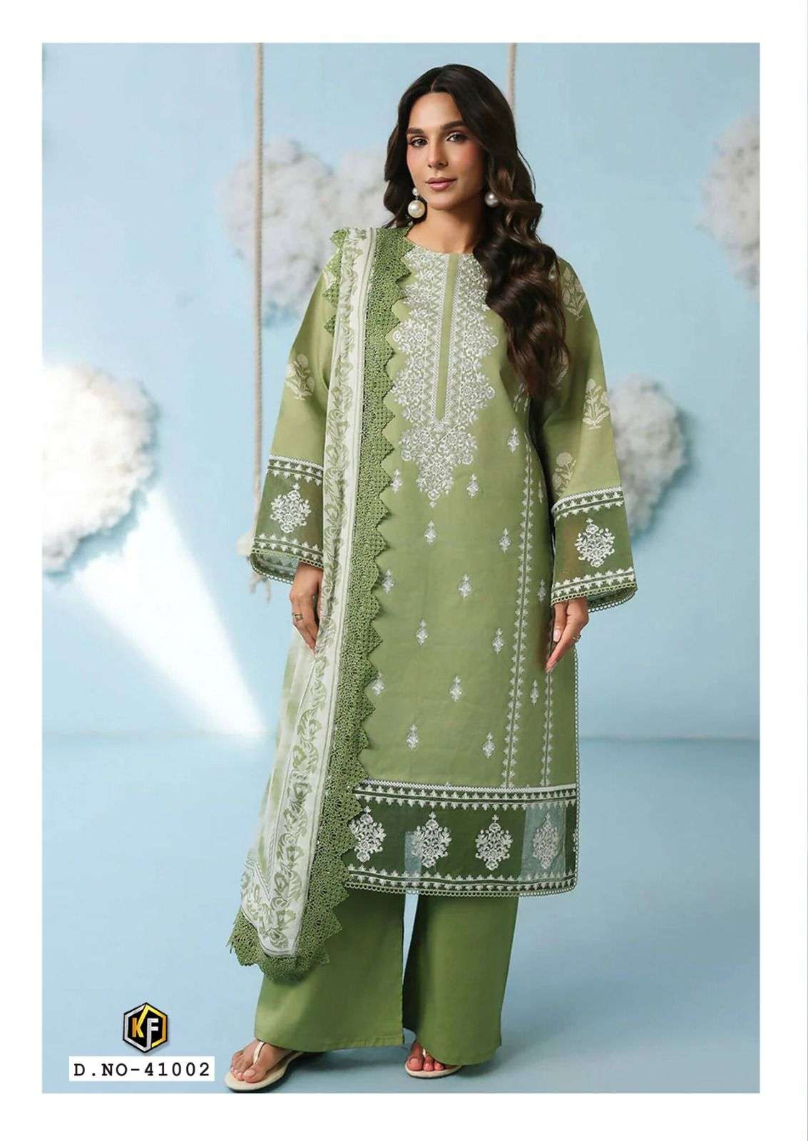 KEVAL FAB MARIA B VOL-41 HEAVY COTTON PRINTED DRESS MATERIAL