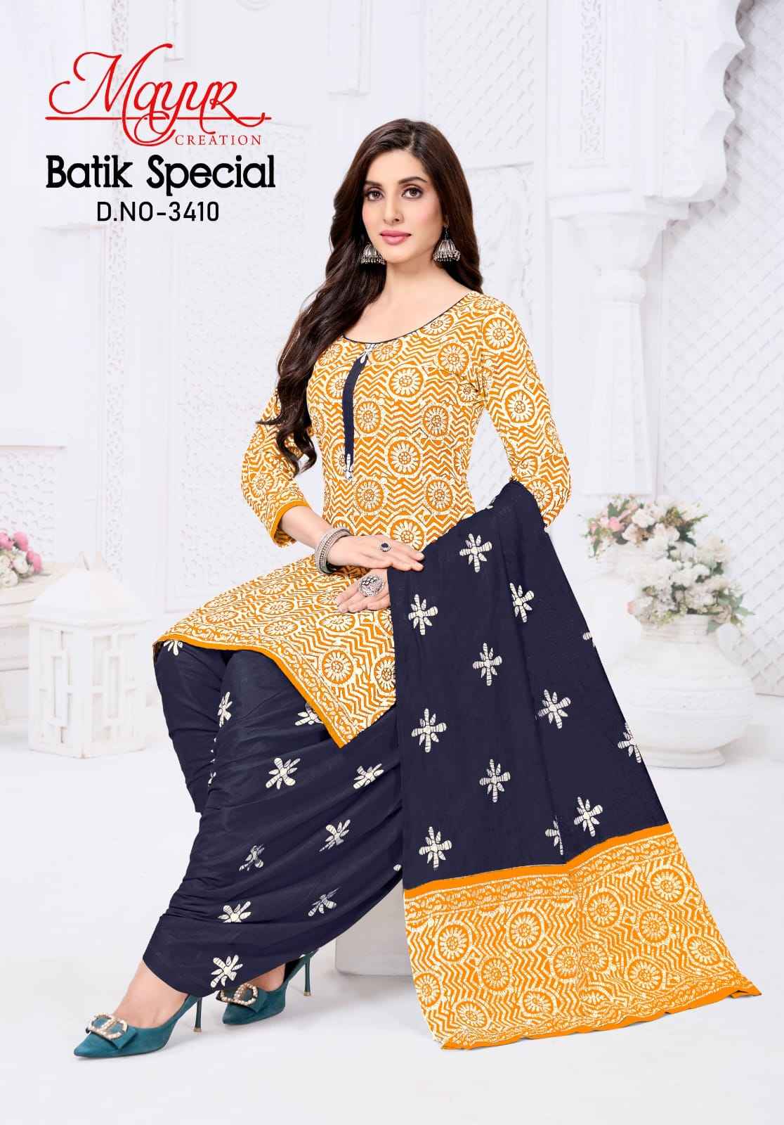 MAYUR BATIK SPECIAL VOL-34 PURE COTTON PRINTED DRESS MATERIAL