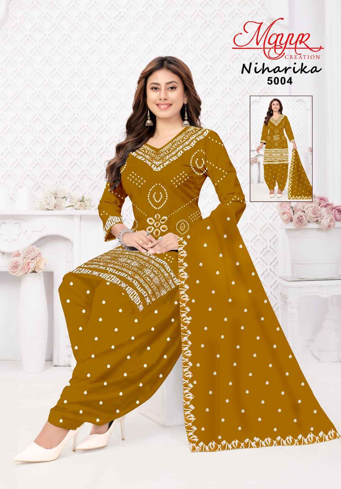 MAYUR NIHARIKA VOL-5 COTTON PRINTED DRESS MATERIAL