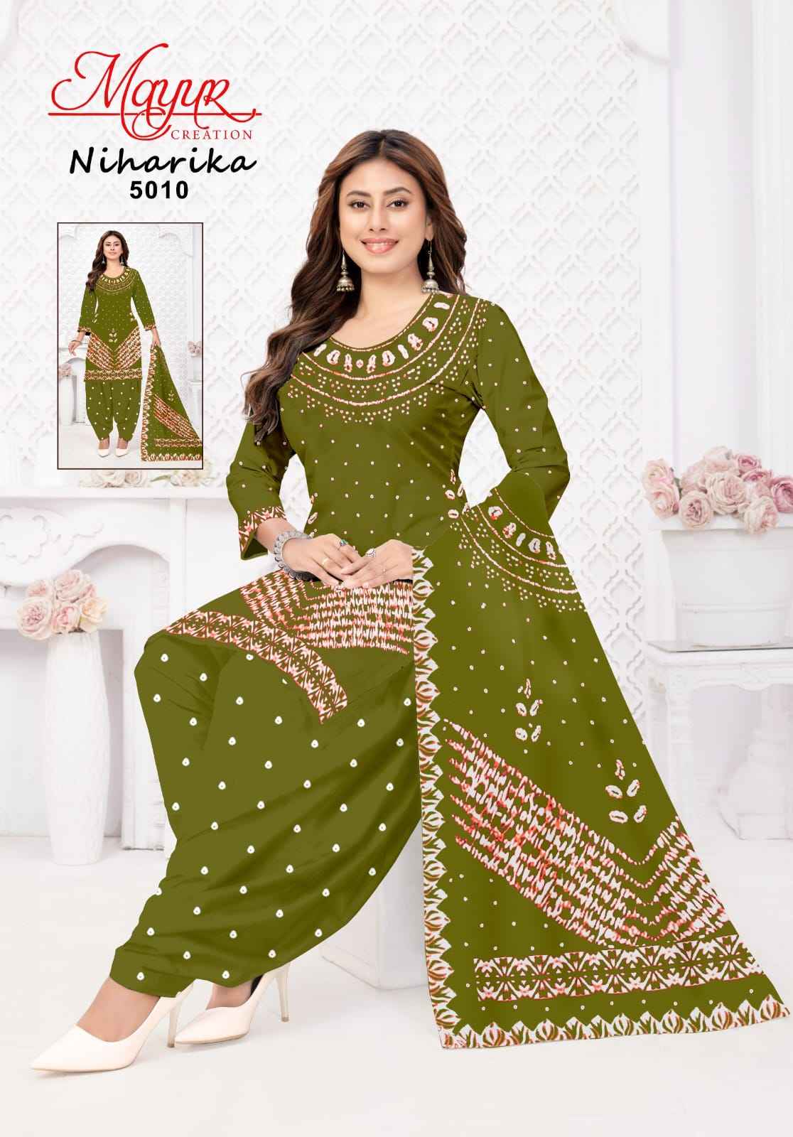 MAYUR NIHARIKA VOL-5 COTTON PRINTED DRESS MATERIAL
