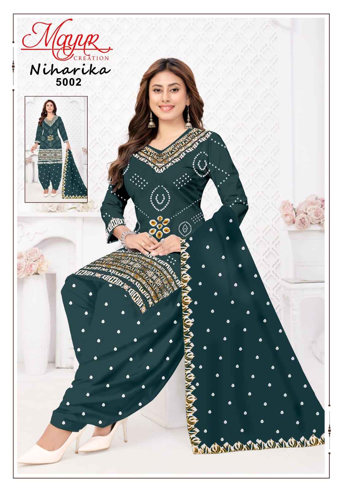 MAYUR NIHARIKA VOL-5 COTTON PRINTED DRESS MATERIAL