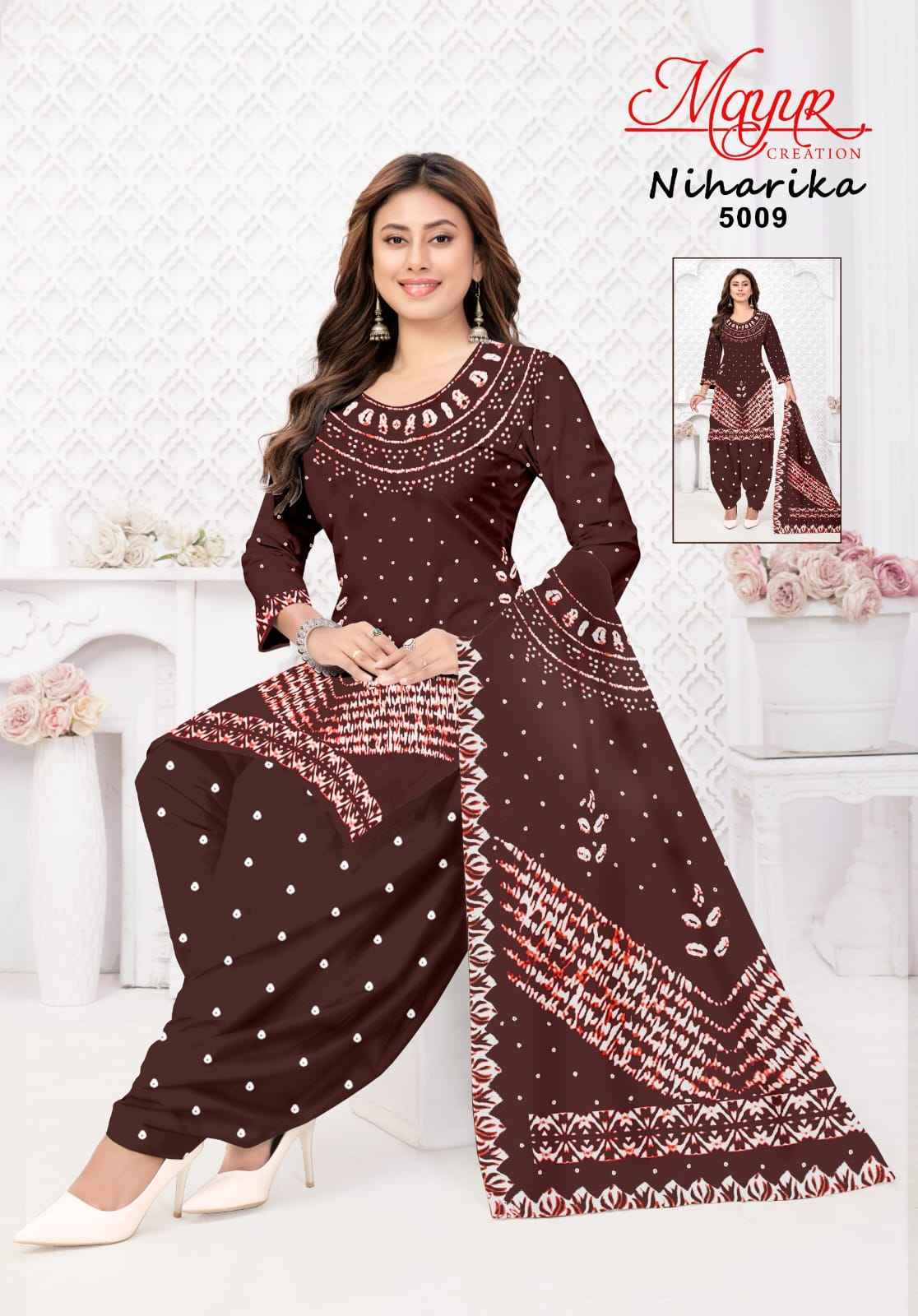 MAYUR NIHARIKA VOL-5 COTTON PRINTED DRESS MATERIAL