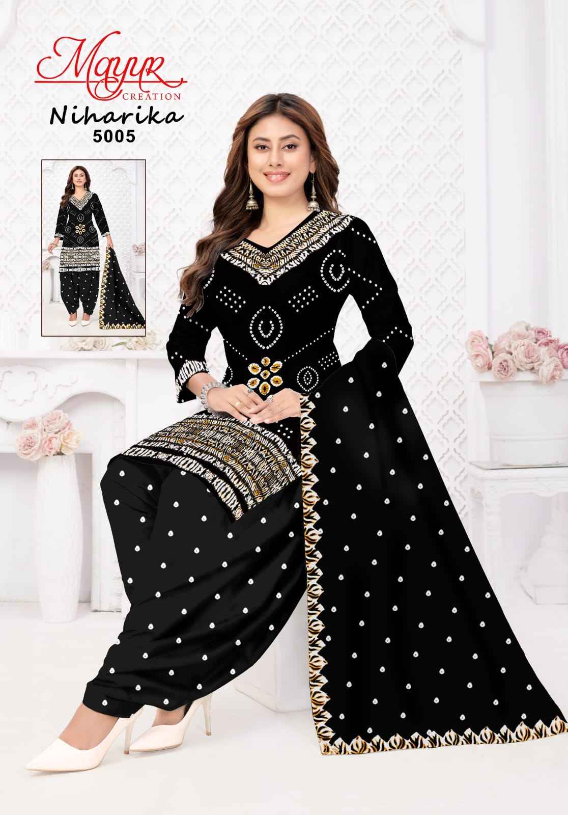 MAYUR NIHARIKA VOL-5 COTTON PRINTED DRESS MATERIAL