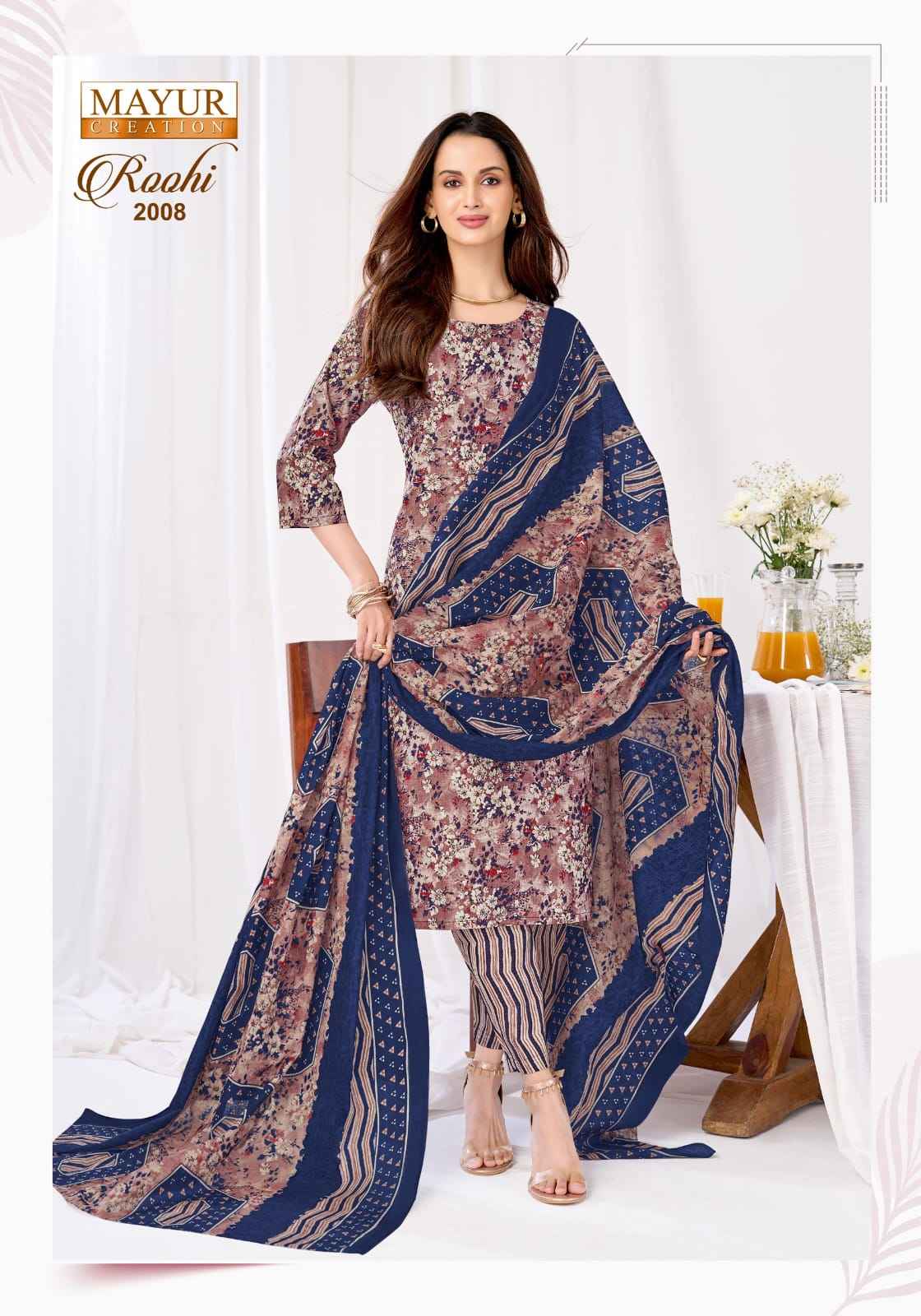 MAYUR ROOHI VOL-2 COTTON PRINTED DRESS MATERIAL