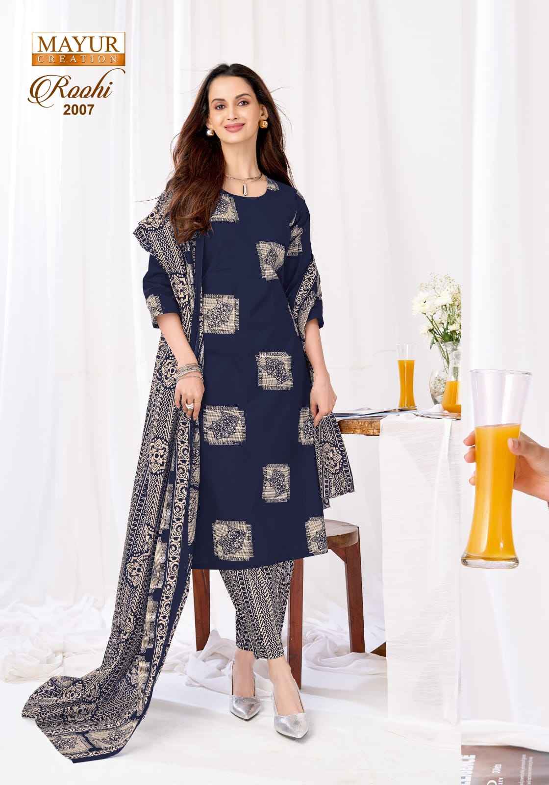 MAYUR ROOHI VOL-2 COTTON PRINTED DRESS MATERIAL